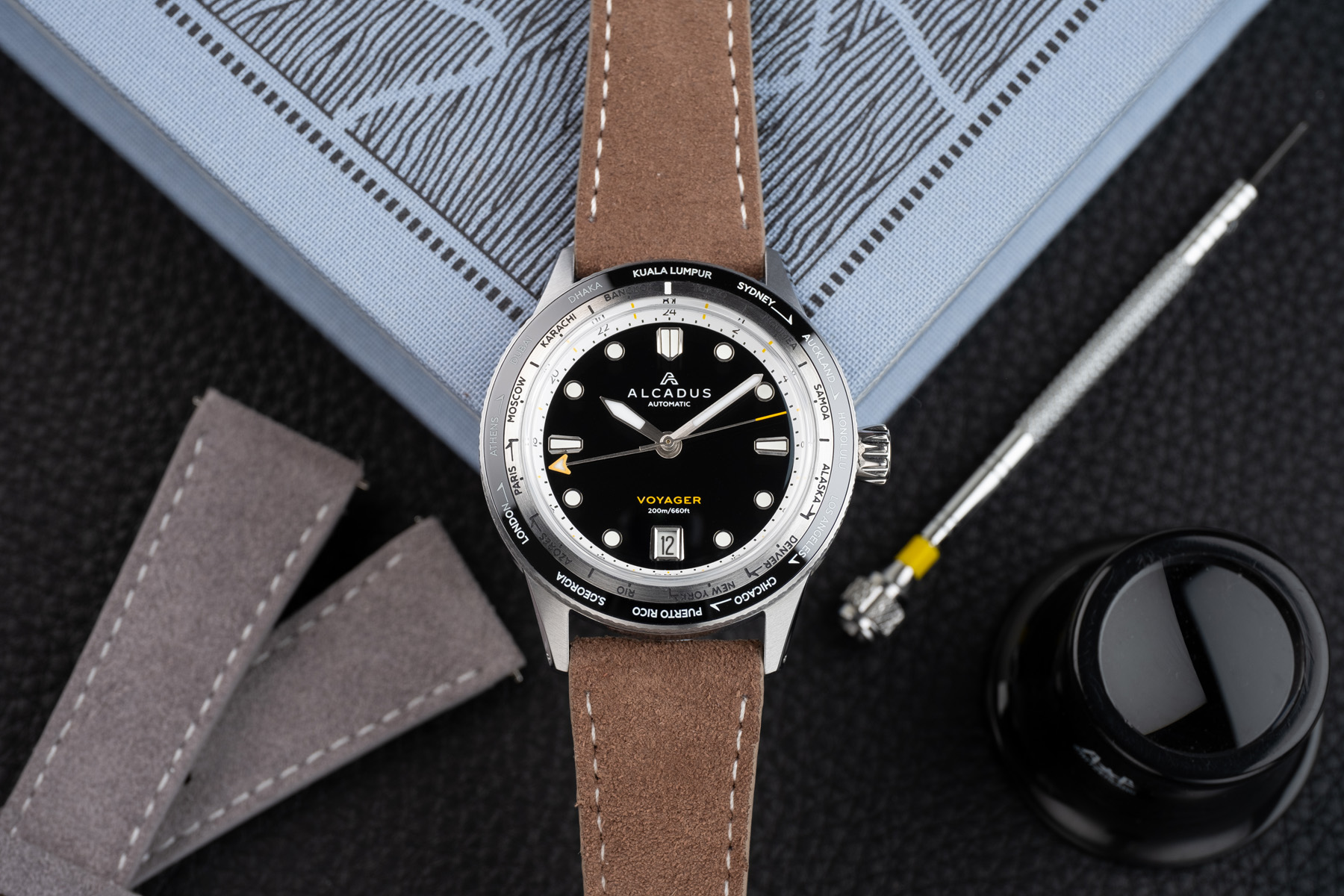 ALCADUS Voyager GMT Worldtimer--18