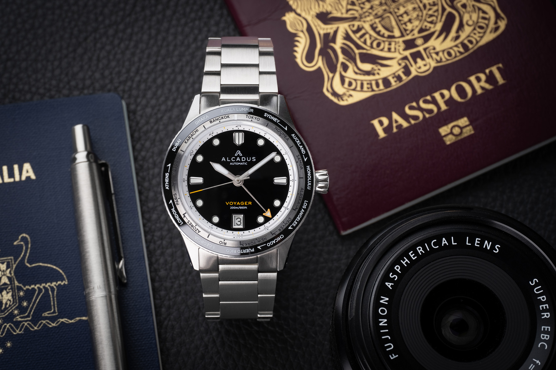 ALCADUS Voyager GMT Worldtimer--9