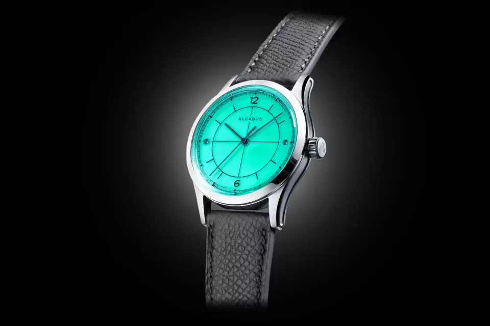 2 Black BG Front Shot Green Dial Lume