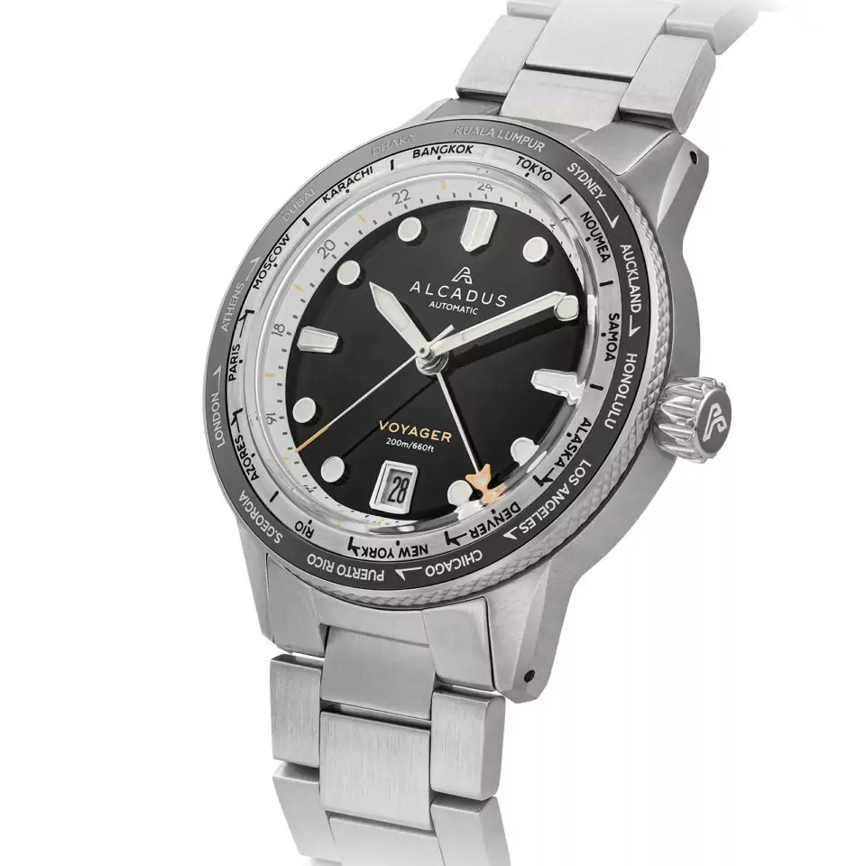 Voyager Worldtimer GMT -  Jet Black (Pre-Order)
